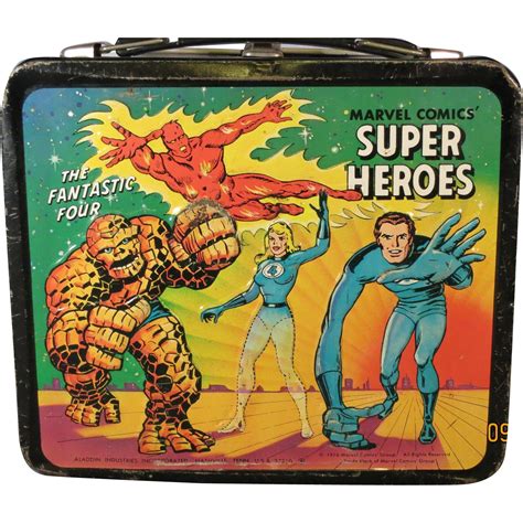 superhero vintage metal lunch boxes with thermos for sale|Vintage Superhero Lunchbox .